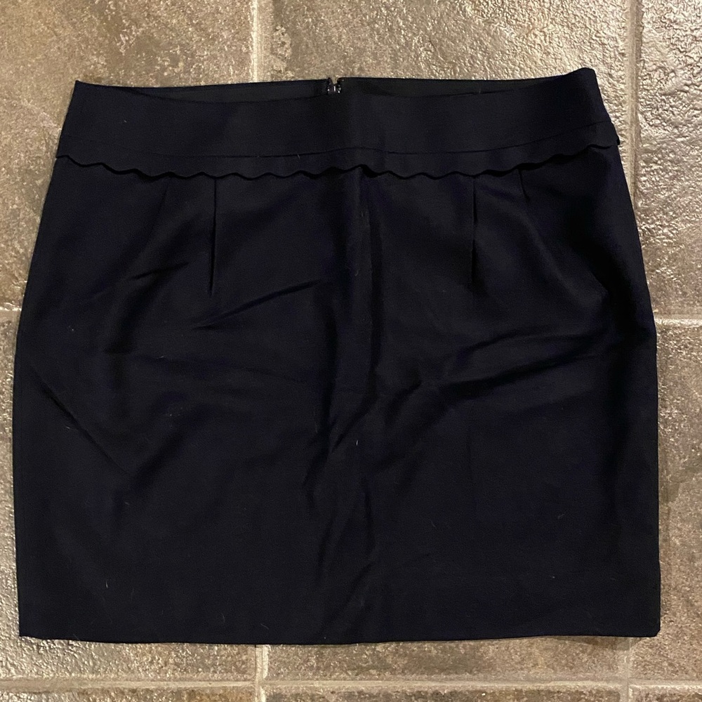J. Crew Navy Blue Mini Skirt Size 12
